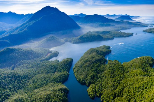 The East & Klaskish Valleys meet the Pacific Ocean