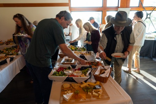 Thank you to Food For Thought Catering and Bon Macaron for the delicious eats!
