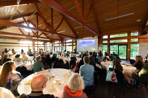The beautiful Gorge Pavilion.