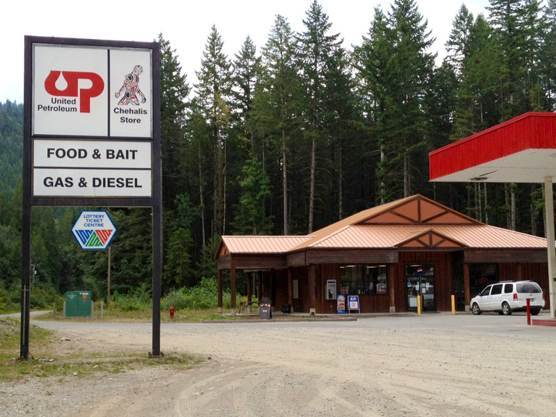 The Sts'ailes' Chehalis Store is a one-stop shop for most of your daily needs. Stop by for some fuel and check out the featured native art hand-crafted locally.