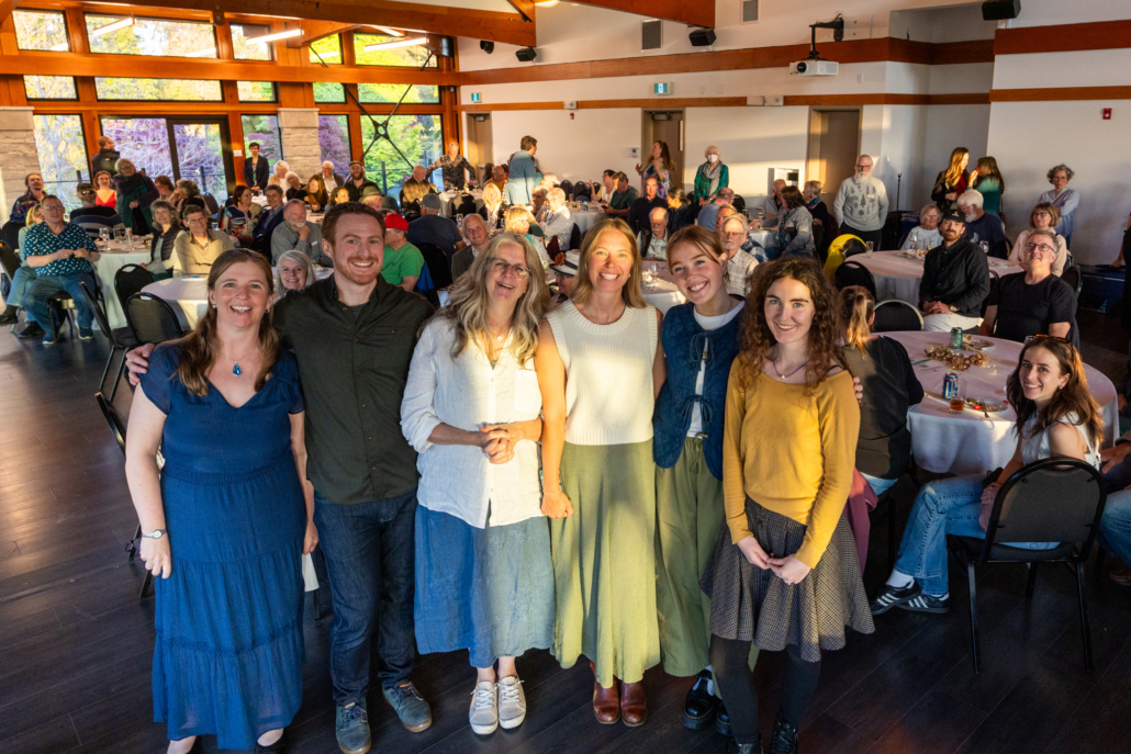 AFA core staff team (L-R) Coral Forbes (Donor Relations and Administrative Associate), TJ Watt (Campaign Director & Photographer), Joan Varley (Administrative Director), Kristen Bounds (Communications Coordinator), Issy Turnill (Forest Campaigner), Nadia Sheptycki (Victoria Canvass Director).
