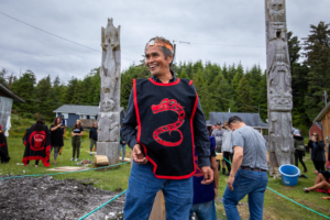 Tla-o-qui-aht master carver Joe Martin.